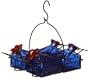 Basketweave 4 Hummingbird Feeder Blue