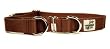 Designer Dog Collar - Bamboo Tree Bark Martingale Collar - Brown - Small - Made in USA