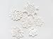 CraftbuddyUS 12 White Vintage Lace Stick, Sew on Fabric Flower Motifs, Craft, Sewing, Patches
