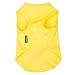 Blueberry Pet Cherry Soda Candy Cotton Dog Tank Top T Shirt in Sunshine Yellow, Back Length 12