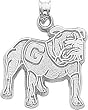 Sterling Silver University of Georgia Bulldog Charm