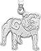 Sterling Silver University of Georgia Bulldog Charm