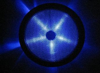 250mm Blue LED Fan