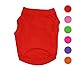 Alroman Dogs Shirts Red Vest Clothing for Dogs Cats XL Dog Vacation Shirt Female Dog Clothing Puppy Summer Clothes Girl Cotton Summer Shirt Small Dog Cat Pet Clothes Vest T-shirt Apparel
