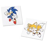 Sonic the Hedgehog Tattoos (8 count)