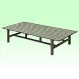 山善(YAMAZEN) ガーデンマスター アルミワイド縁台(幅180奥行90) AB-189AJS(MG)