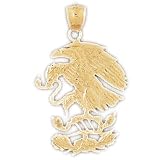 CleverEve's 14K Gold Pendant Eagle 4.6 - Gram(s)