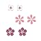 Girls' Gold-Over-Sterling Silver Flower 3-pc. Earrings Set - Pink