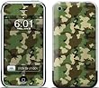Woodland Camo Design Protective Skin Decal Sticker for Apple iPhone (2G)