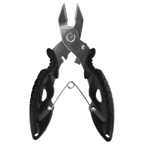 Gone Fishing Stainless Steel Braid Scissors with Case (Black)