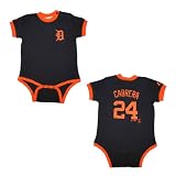 MLB Detroit Tigers Cabrera #24 Baby / Infant One-Piece Bodysuit / Romper / Onesie - Blue (Size: 24)