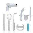 Wii Grand Slam Sports Pack, Magnum Gun and Gladiator Kit