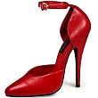 Pleaser Shoes Women's DOMINA-402 6" Ankle Strap D'Orsay Pump, Available in 4 Colors