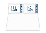 Best Quality Micro Fiber Sheet Set - Indianapolis Colts NFL /Color White Size Twin