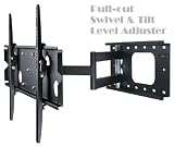 Allcam PLB126S Support Mural Universel PhilipsNoir/ Bras Pivotants/ Inclinable pour 26" 30" 32" 37" T�l�viseur LCD/ LED TVs