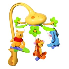 Tomy Disney Winnie the Pooh Swing Time Baby Cot Mobile