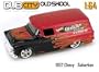 Jada Dub City Metallic Red with Flames 1957 Chevy Suburban 1:64 Scale Die Cast Car
