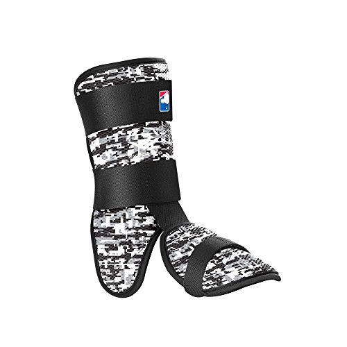 EvoShield A110 Batters Shin and Toe Guard, Black/Grey/White Digital