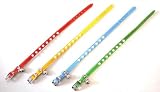 WILMA Lack Halsband mit Perlen und Gloeckchen 31cm in 4 Farben #2396