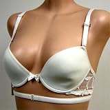 Simone Perele $105 Ivory Front Closure Bra #3553 sz 34A