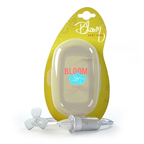 Baby Nasal Aspirator - Reusable Snot Sucker for Babies - BPA Free and FDA Approved Baby Nose Cleaner - Easy Clean and Washable - Includes Bonus Carrying Case