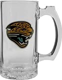 Jacksonville Jaguars Beer Mug: 3D Logo Glass Tankard