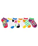 XOXO Art Star 6-Pack Low-Cut Socks (Sizes 4 - 6)