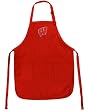 University of Wisconsin Apron College Logo Red UW Badgers TOP RATED for Grilling, Barbecue, Kitchen and Cooking Best Unique Gifts for a Man, Men, HIM HER Women, Ladies. GIFT IDEA!