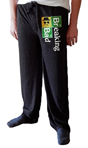 Breaking Bad Mens Soft Black Heather Sleep Pants