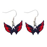 Washington Caps Capitals Dangle Logo Earring Set Charm Gift