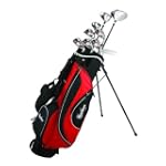 Confidence Golf ESP LEFTY GRAPHITE & STEEL Hybrid Club Set + Stand Bag