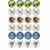 Toy Story style Edible Wafer Paper Fairy/Cup Cake Toppers x 24
