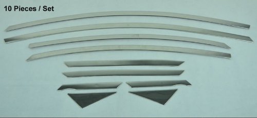 Auto Part Stainless steel Chrome Window Molding sill Lines Set Fit For 2011 2012 2013 HYUNDAI SONATA