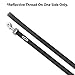 Pawtitas Pet / Puppy 6 - feet Reflective Dog Leash Extra Small / Small 5/8 inch Black Matching Collar and Harness sold separately.