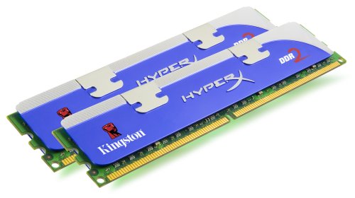 Kingston KHX8500D2K2/2GR 2GB 1GB 128M x 64-Bit x 2 PC2-8500 CL5 240-Pin DIMM Kit