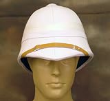 British Victorian Colonial White Pith Helmet P-1871