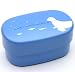 Kotobuki 2-Tiered Bento Box, Blue Seal/Fish