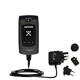 International Wall / AC Charger for the Samsung SYNC SGH-A707 - Gomadic Brand w/ TipExchange Technology