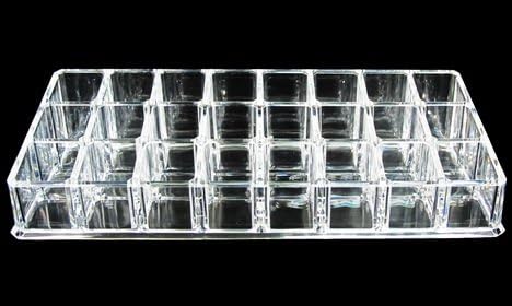 Acrylic Lipstick Organizer & Beauty Container 24 Space Storage