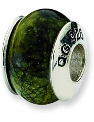 Sterling Silver Reflections German Shepherd Bead