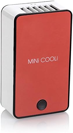 Phoenixnet® New Portable USB Rechargeable Mini Air Conditioning Fan Handheld Mini Air Conditioner Fan, Orange