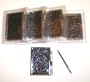 5 New Black Metal Memo Book Pad Notepad Case w/ Pen