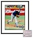 Kerry Wood Chicago Cubs MLB Hand Signed Framed 8x10 Photograph Action Pitching Blue Jersey