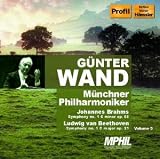 Brahms Symphony No. 1; Beethoven Symphony No. 1 (Wand)