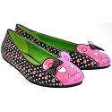 Draven Monster Heart Design Slip On Shoes (Black/Pink)