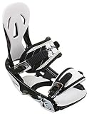 Rome Shift 09 Men's Hard Snowboard Bindings - Black / White