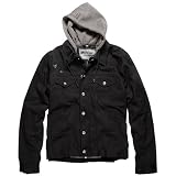Fox Racing Dunkirk Men's Fashion Jacket w/ Free B&F Heart Sticker Bundle - Color: Black, Size: Small