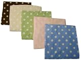 Nojo 2 Pack Dot Changing Table Cover - Sage withIvory Dots
