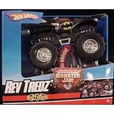 Hot Wheels Monster Jam Batman Rev Tredz Official Monster Truck Series 1:43 Scale Car