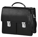 Gift set Bodenschatz Briefcase - Black - 39.5 X 12.5 X 32 Cm + Feleks Keychain